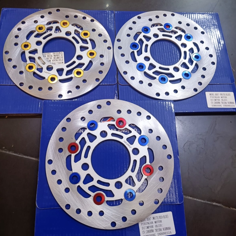 Disc brake Piringan Cakram depan NISSIN 200mm 190mm 4 lubang datar mio mio j beat mx pnp - MZ