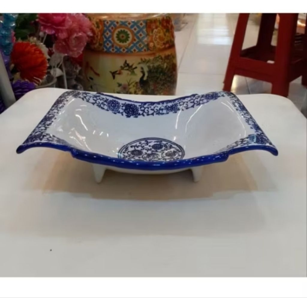 Piring Buah piring perahu keramik besar