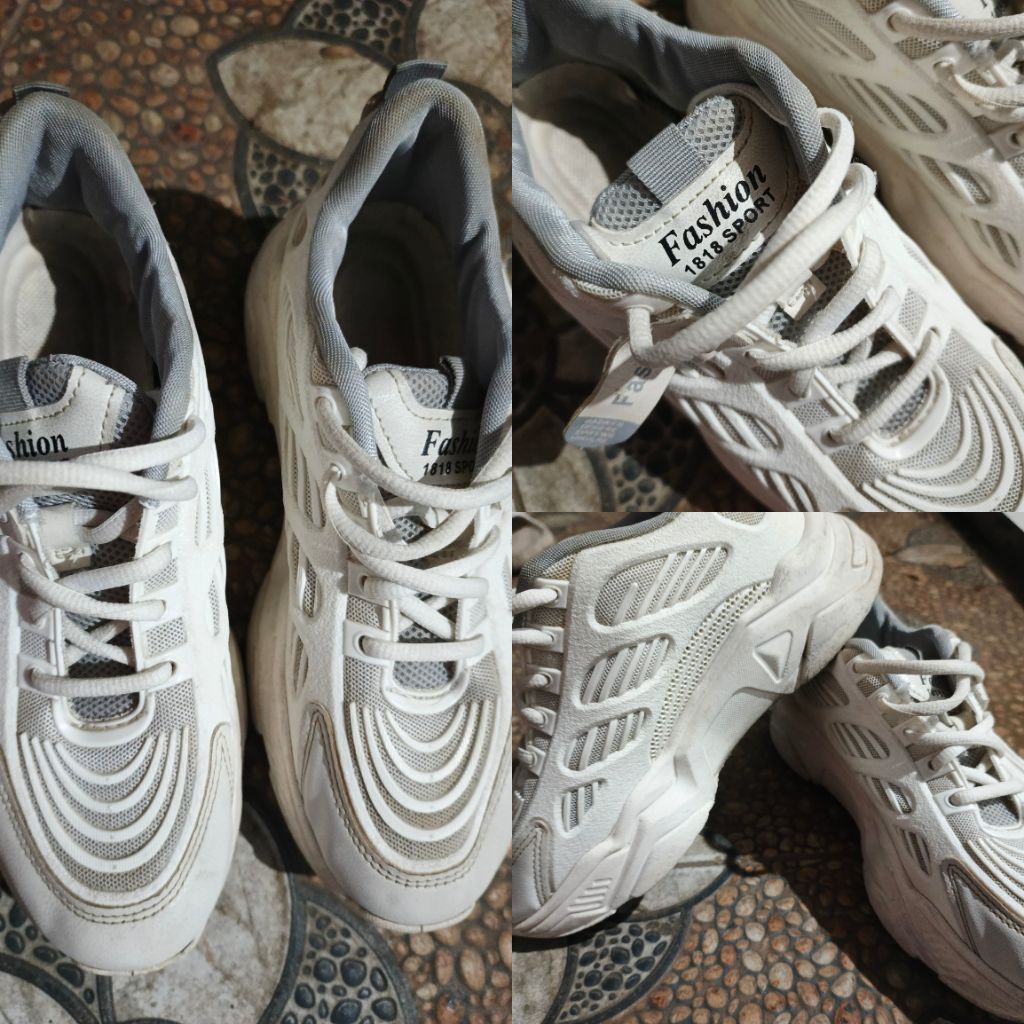 Preloved Sandal Wedges Fladeo & Sepatu Putih