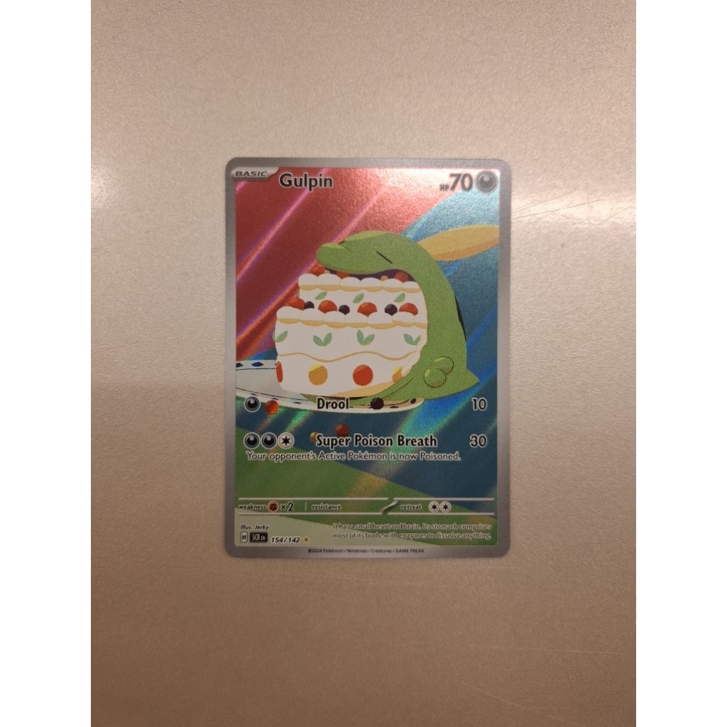 Pokemon Stellar Crown Gulpin 159/142 Pokemon TCG English