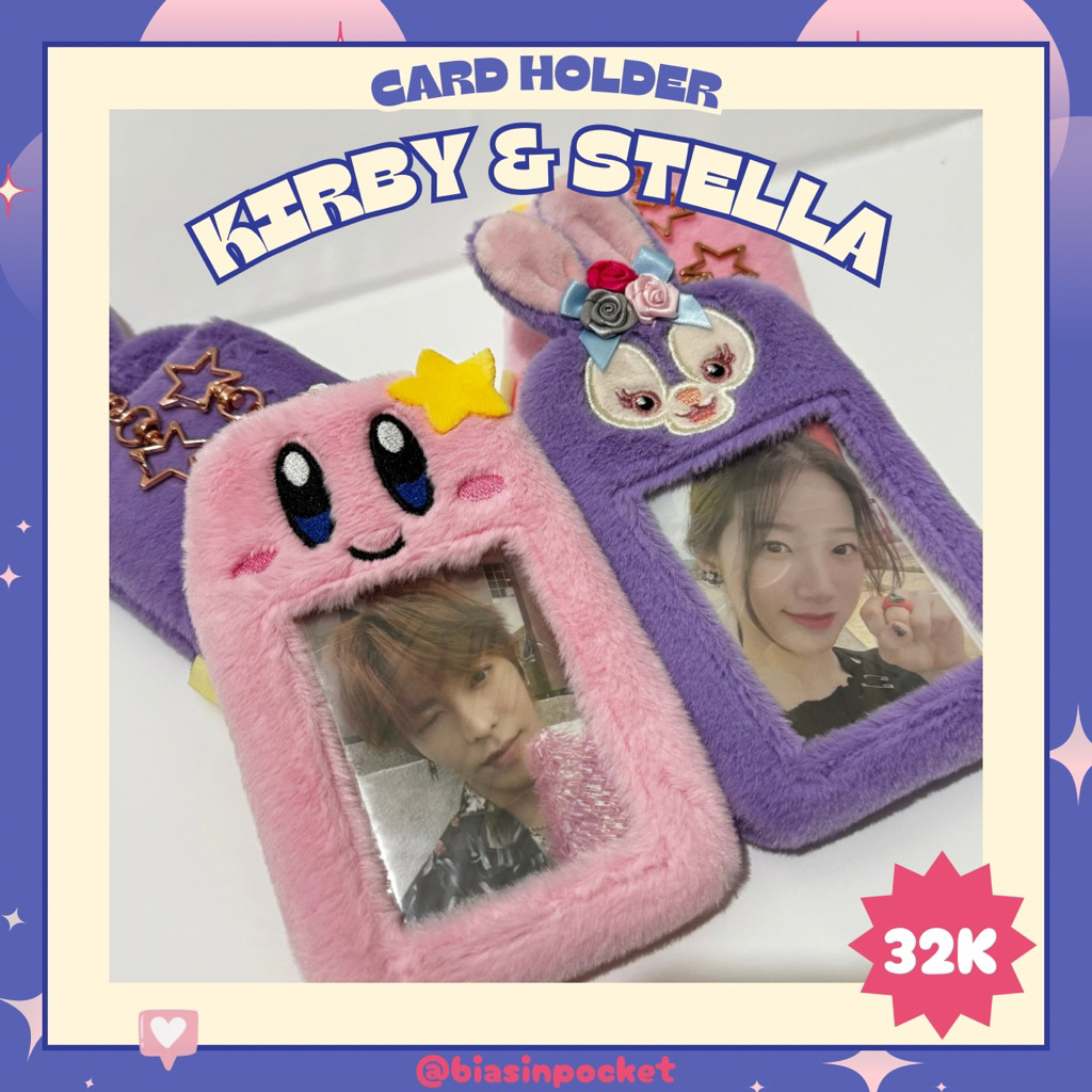

CARD HOLDER CAHOL KONSER KPOP DISNEY SANRIO KIRBY & STELLA THE RABBIT