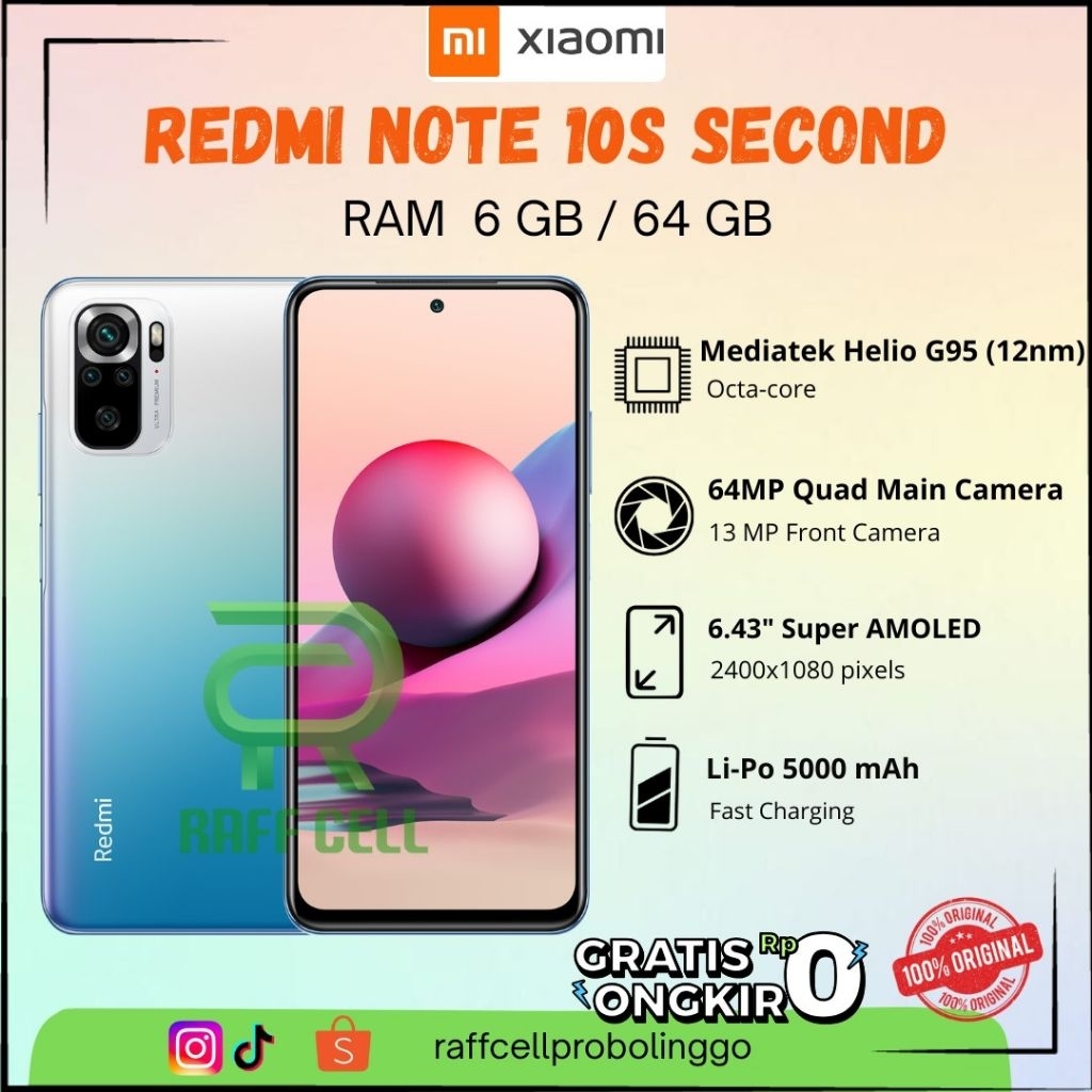 REDMI NOTE 10S SECOND