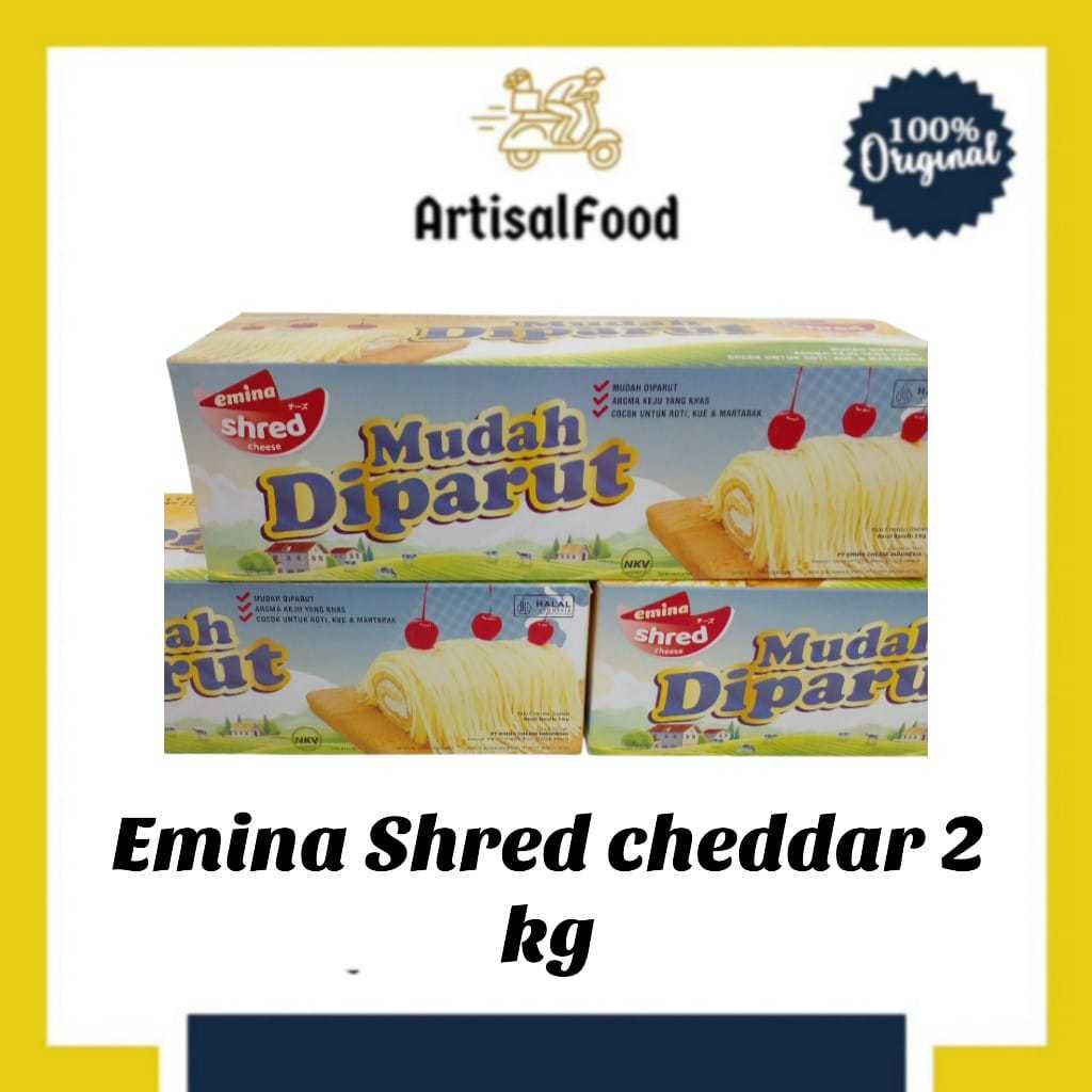

Keju Cheddar EMINA CHEESE SHRED 2KG