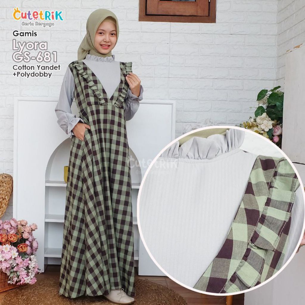 Cutetrik Baju Muslim Anak Perempuan Gamis Remaja