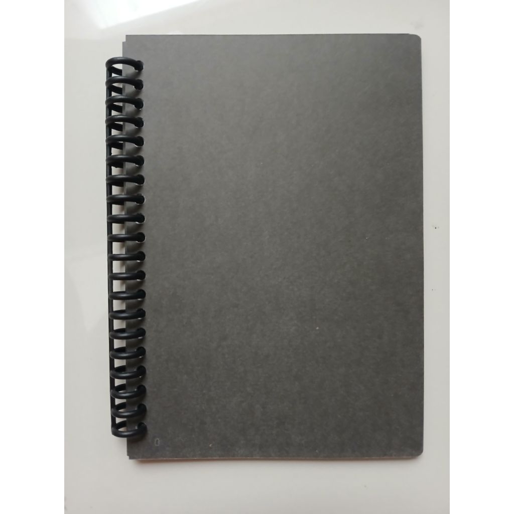 

Notebook Buku Catatan Kertas Hitam Polos A4 A5 A6 A7 Jilid Ring / Spiral