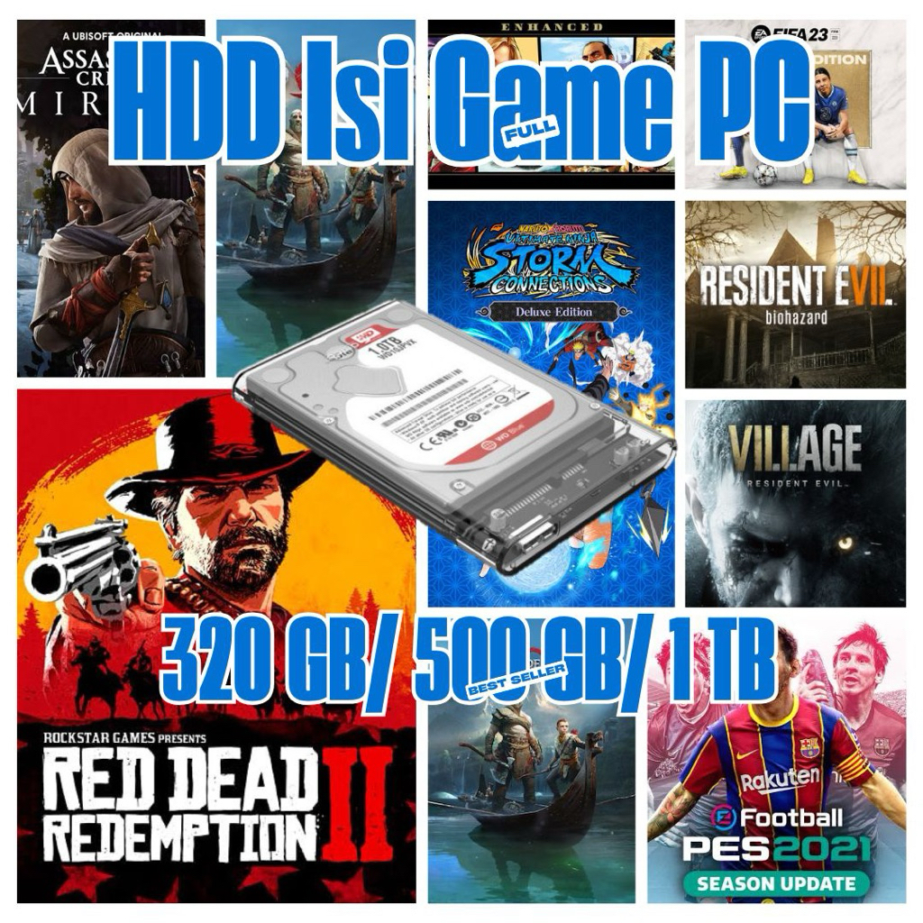 Full Game HDD Eksternal 1 TB