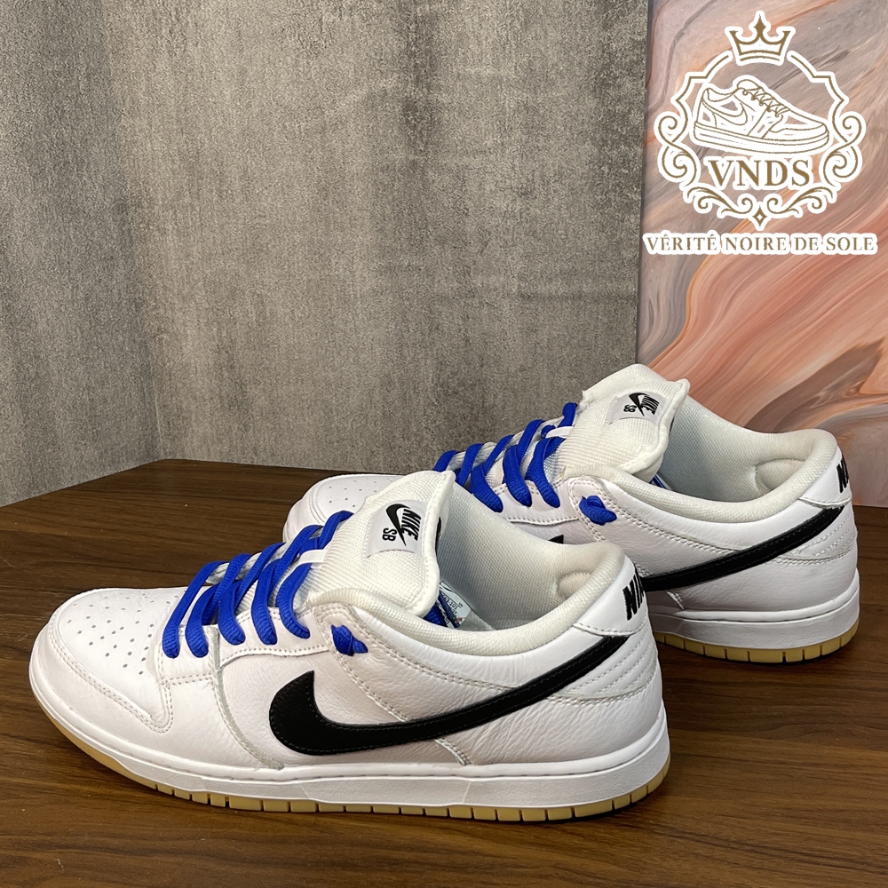 Sneakers Nike SB Dunk Low White Gum Ukuran EU 44.5 US 10.5 - Sepatu kondisi VNDS Original