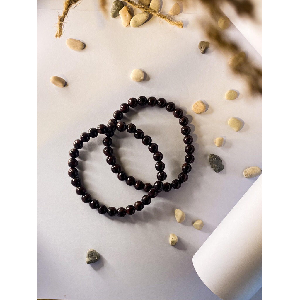 Gelang Batu Black onyx