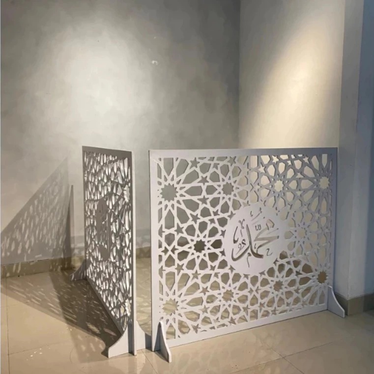 PARTISI RUANGAN PORTABLE / SEKAT RUANGAN / PARTISI MUSHOLA / PEMBATAS RUANGAN / SKETSEL MASJID