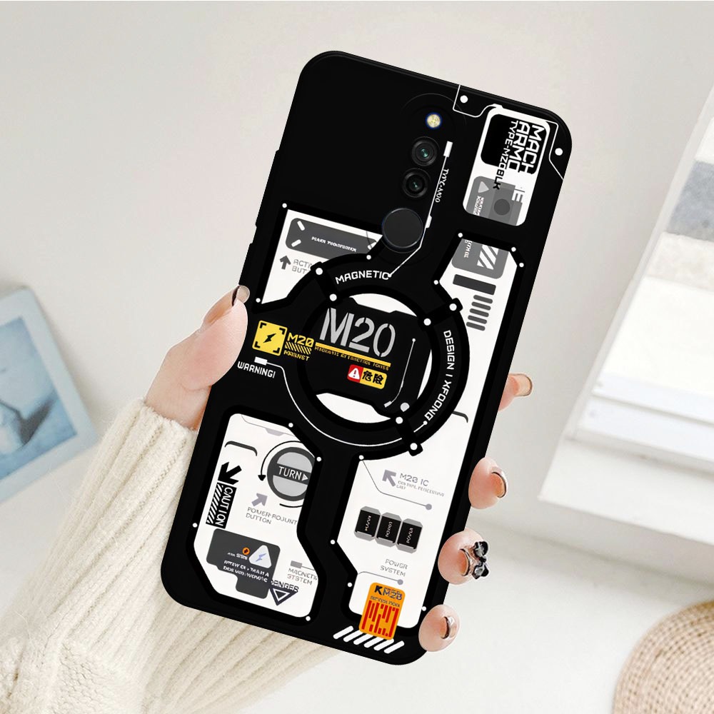 Softcase Case Silikon Xiaomi Redmi 8 / 8A/ 8A Pro - Case Pro Camera Fashion Mesin CPU Cyberpunk Seri