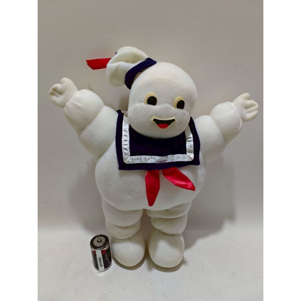 Kenner ghostbusters stay puft marshmallow plush doll boneka figure vintage