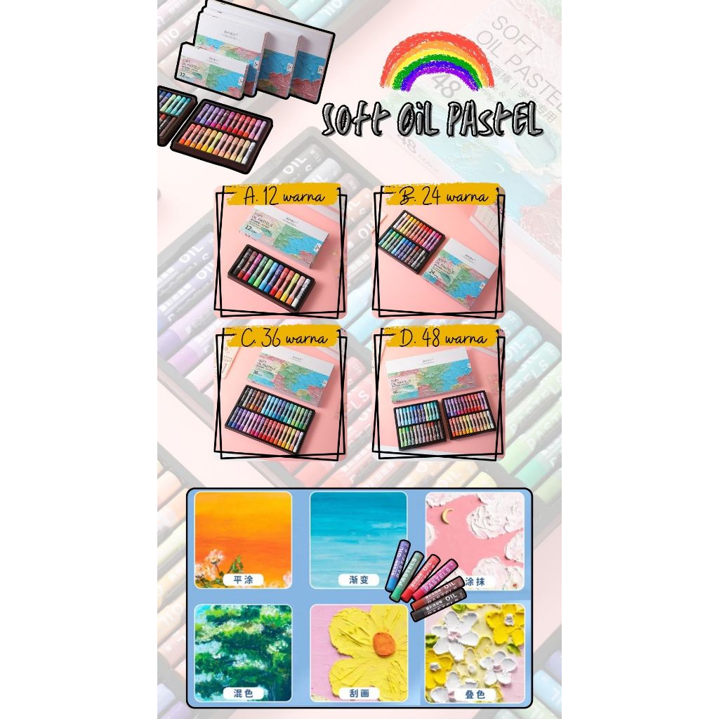 

F and X Soft Oil Pastel