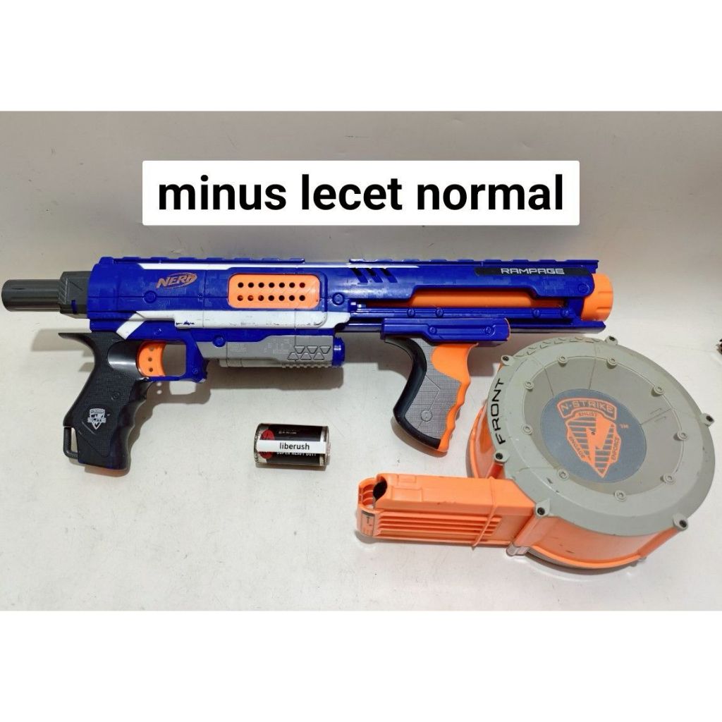 Nerf rampage drum magazine 35 dart family game blaster dart