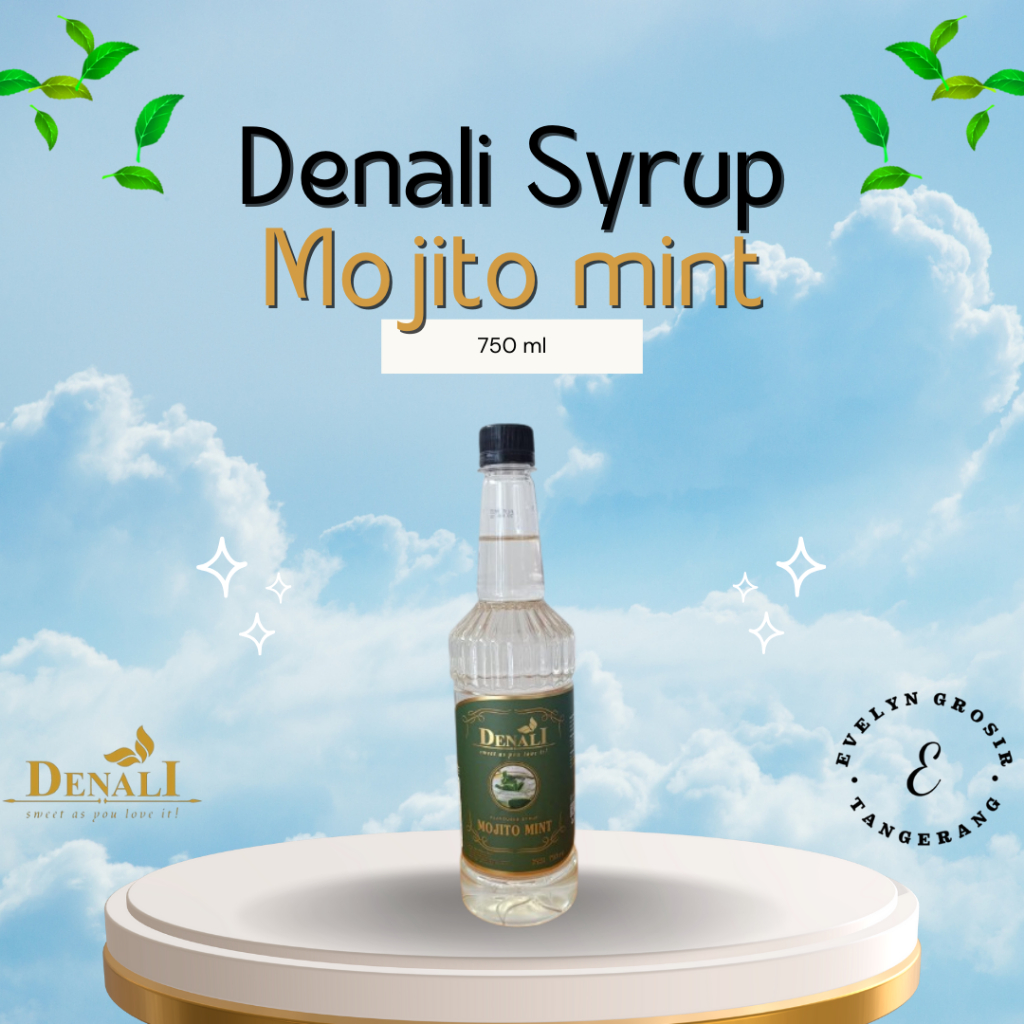 DENALI SYRUP MOJITO MINT | SIRUP MOJITO MINT 750ml - MOJITO MINT SIRUP 750 MILI