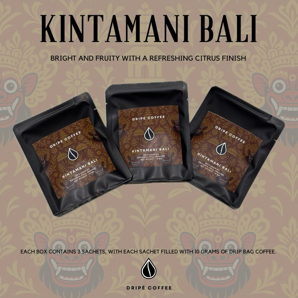 

Drip Bag Coffee Arabica Kintamani Bali - 3 Sachets x 10g