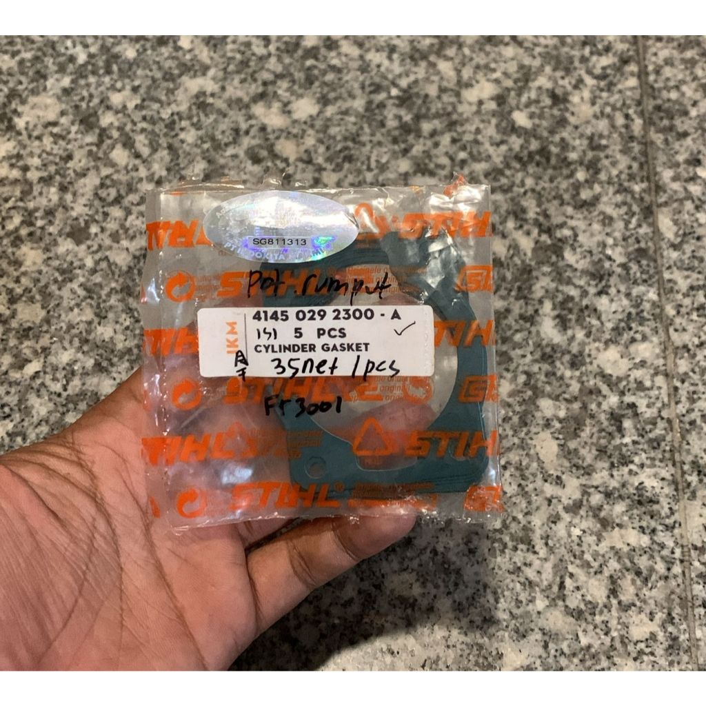 Gasket Cylinder Paking Blok Mesin Potong Rumput FR-3001 STIHL ORIGINAL