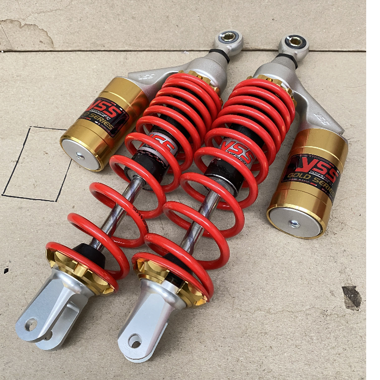 Shockbreaker Shok Belakang NMAX YSS G PLUS Merah Tabung atas Hitam