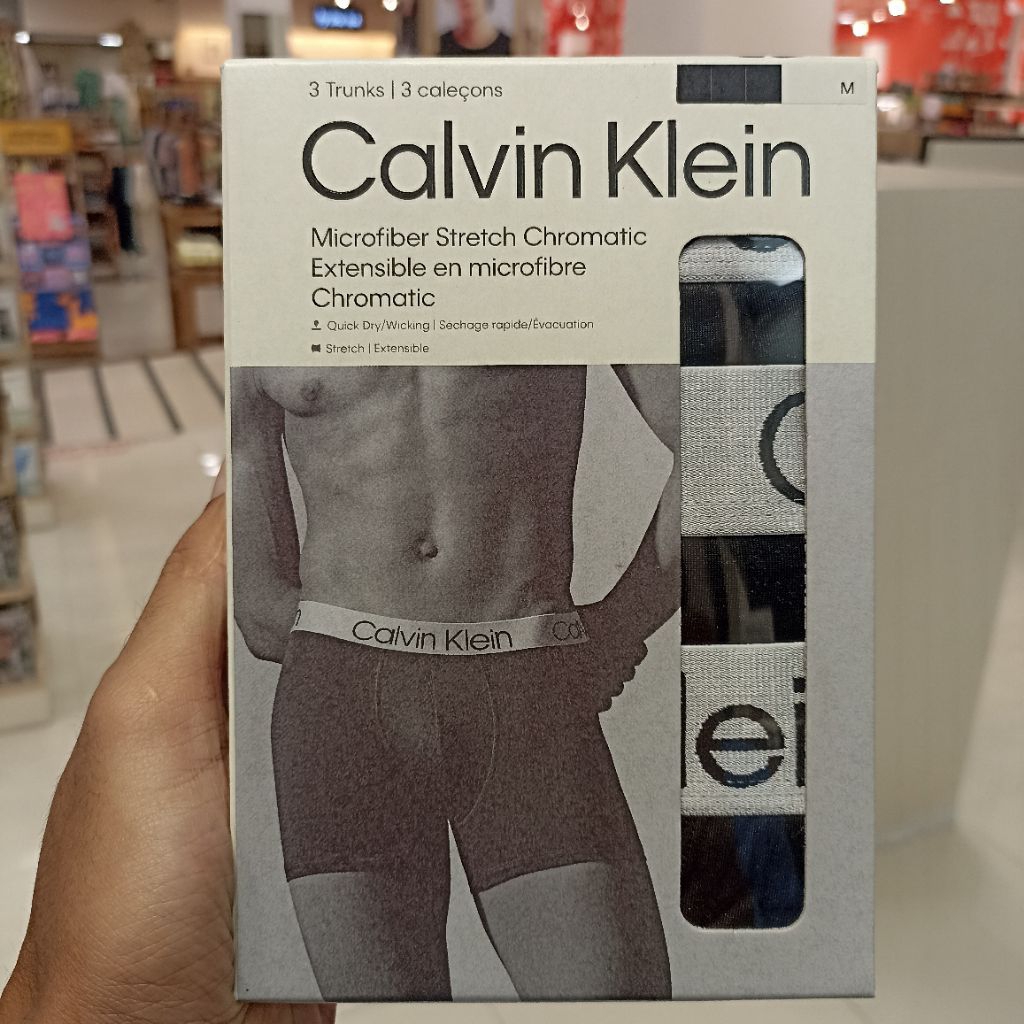 Celana Dalam Boxer CK Mens Black Original