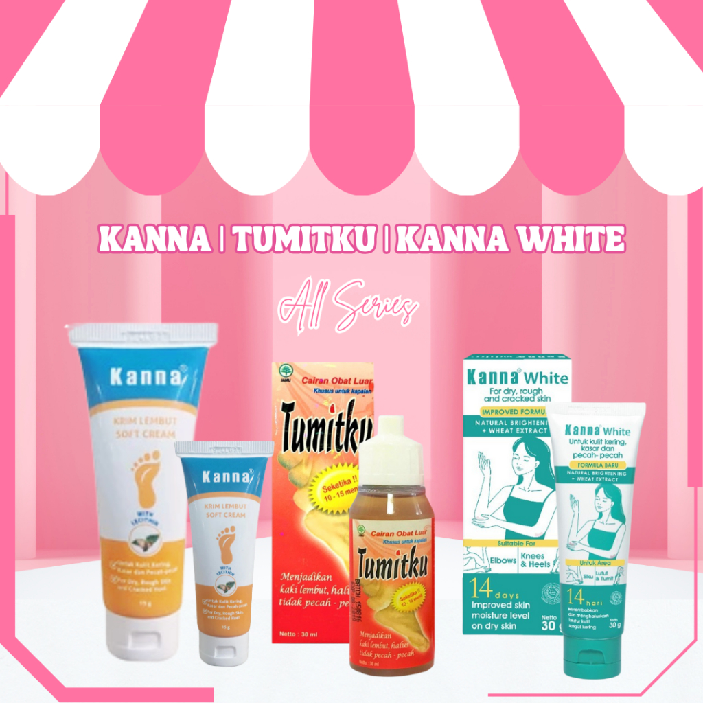 TUMITKU UNTUK MEMBANTU MELEMBUTKAN KULIT KAKI - 30ML / kanna cream kaki 15ml / 30ml
