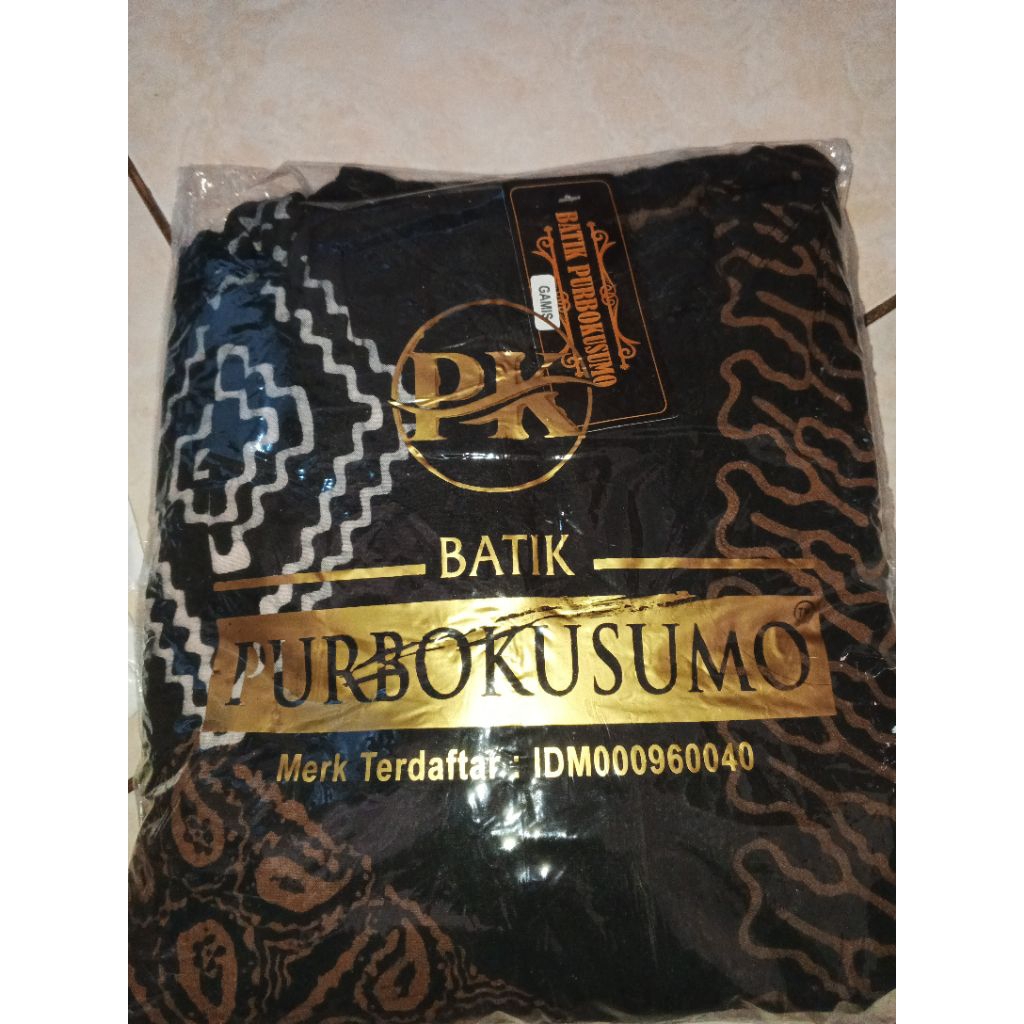 Gamis batik butik premium