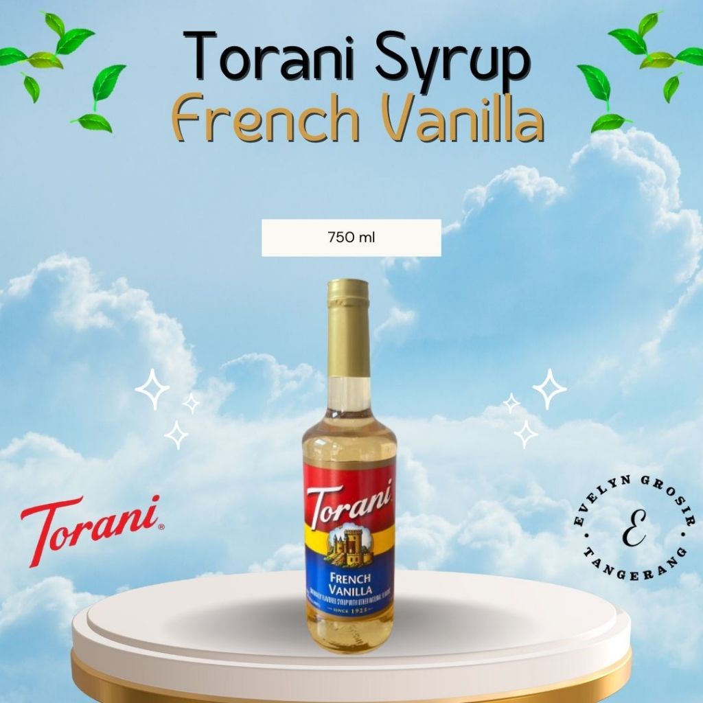

Torani Syrup Rasa French Vanila 750 ML - Sirup Torani 750 ML