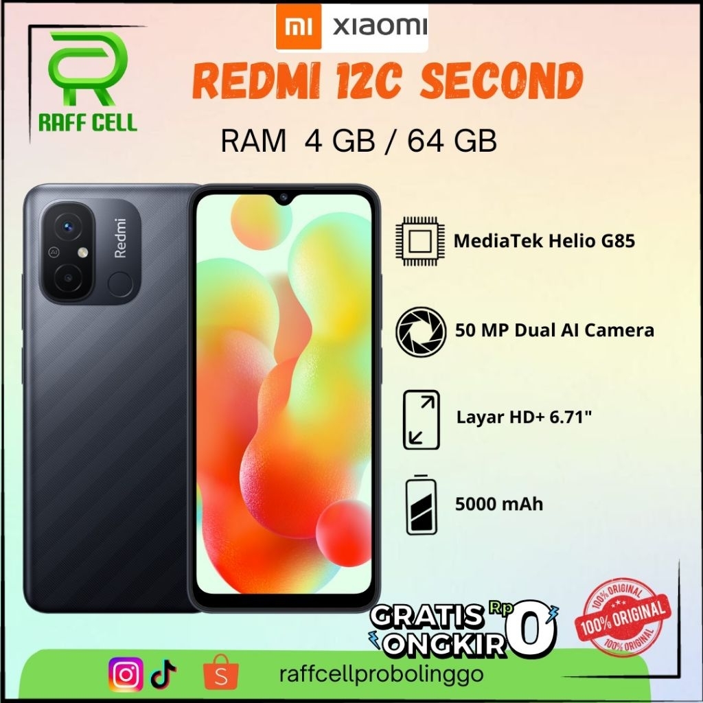 REDMI 12C SECOND
