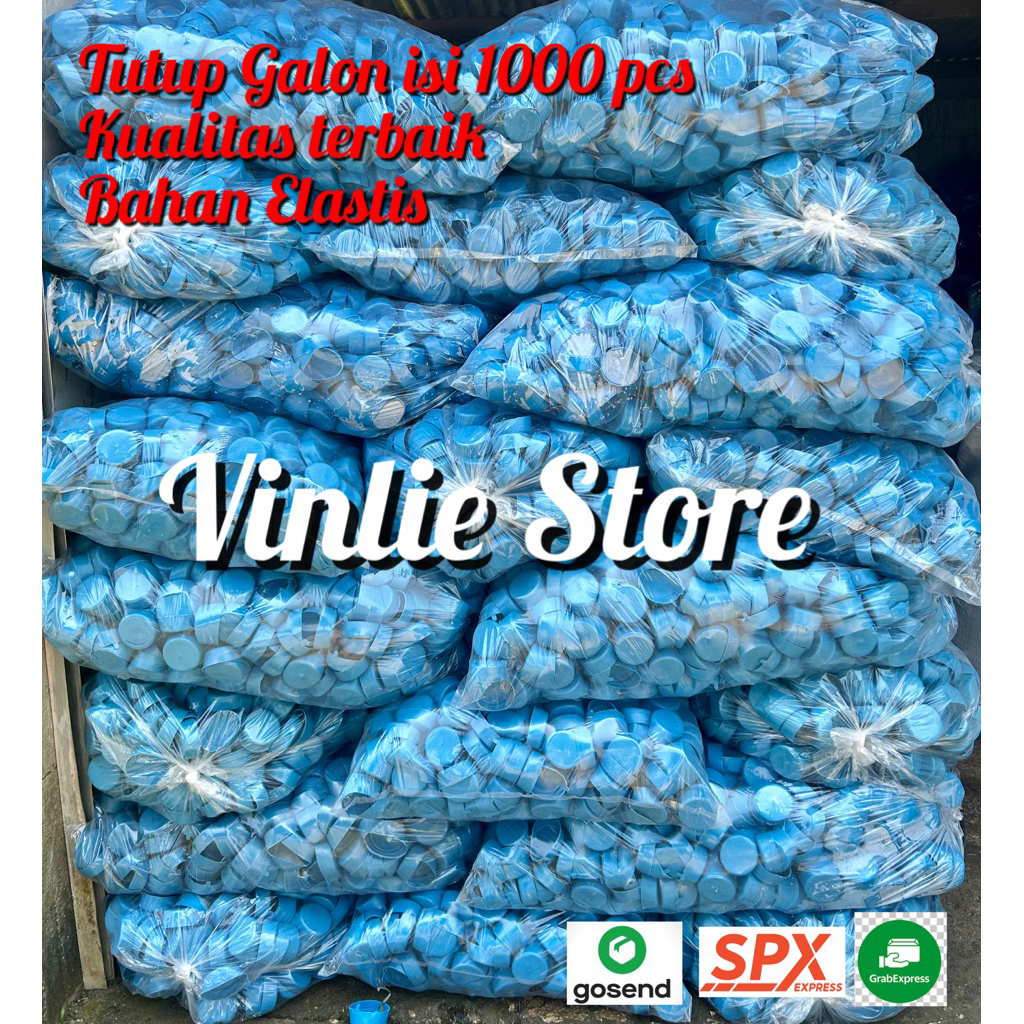 TUTUP GALON ISI ULANG WARNA ISI 1000 pcs tutup galon depot air tutup galon RO tutup galon 19 liter t