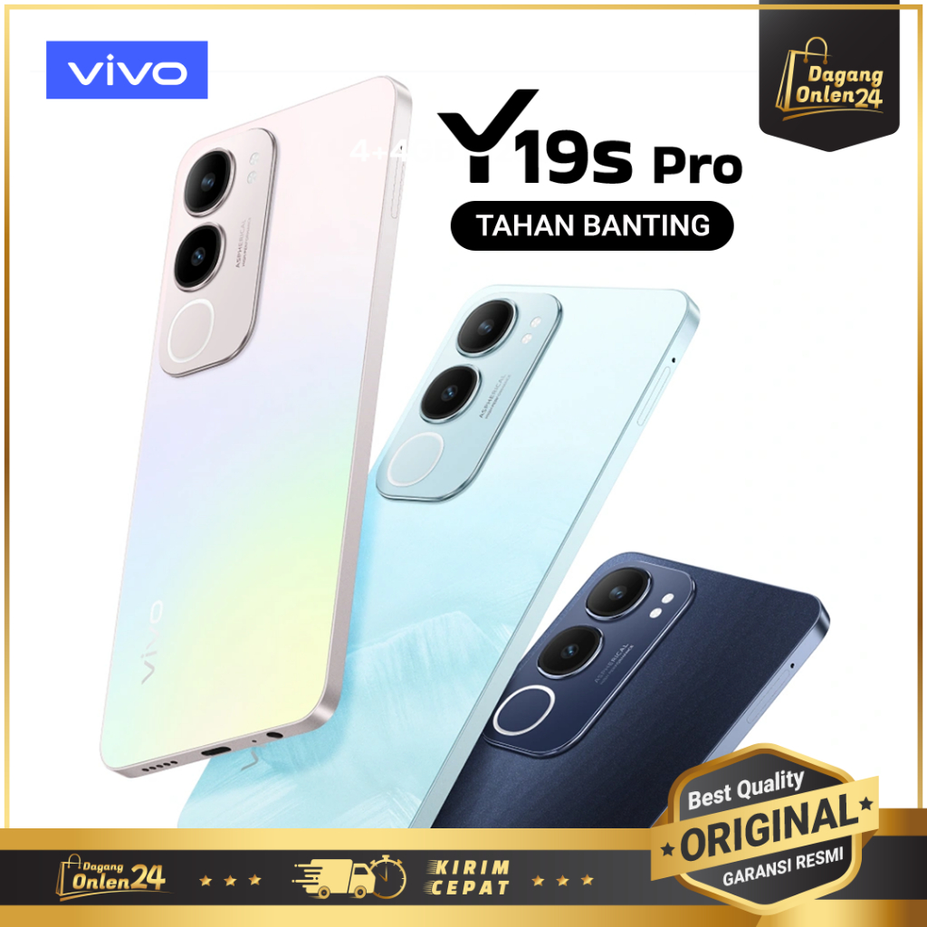 VIVO Y19s Pro 4/64GB Tahan Banting HP 1 Jutaan Terbaik 2025 Handphone Android HP Murah Original 100%