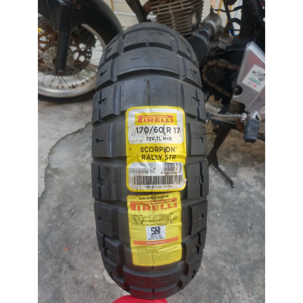 BAN MOGE BAN PIRELLI RALLY STR UKURAN 170.60 RING 17 NEW OLD STOK
