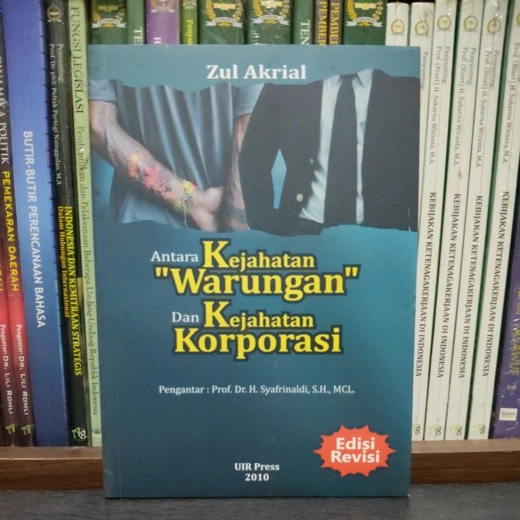 buku hukum antara kejahatan warungan dan kejahatan korporasi