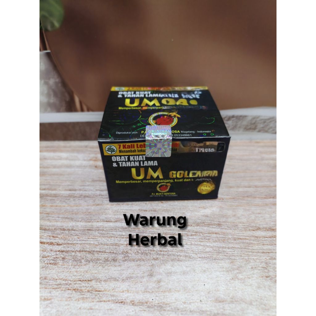 Kapsul URAT Madu GOLD ORI 100% Obat kuat pria