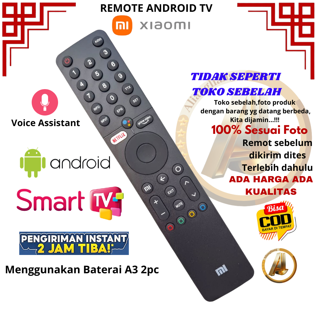 REMOT REMOTE TV XIAOMI ANDROID TV XIAOMI PANJANG