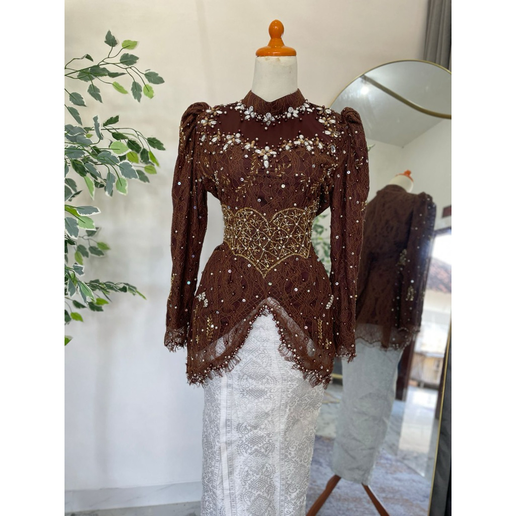 kebaya cantily payet pinggang