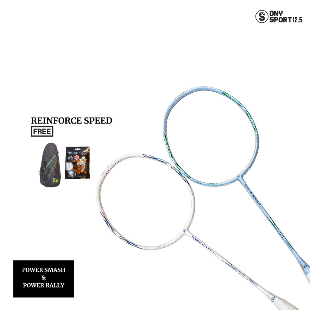 RAKET BADMINTON REINFORCE SPEED POWER SMASH&POWER RALLY 100%ORI