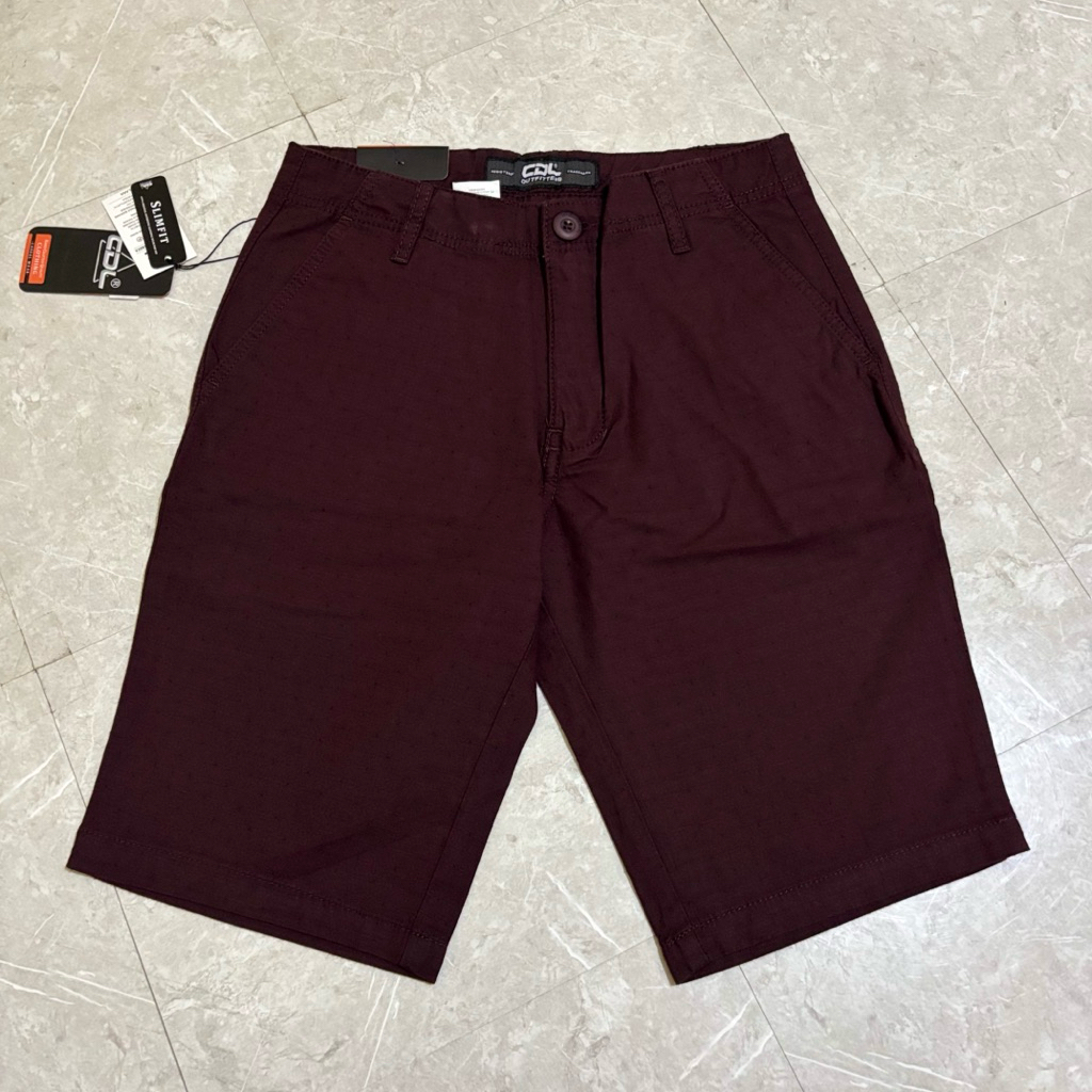 celana pendek katun CDL pria original JBBBI00204K 11F slimfit