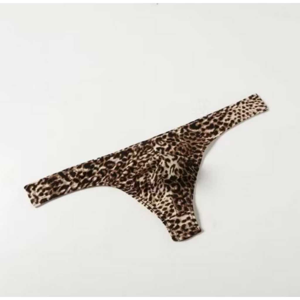 CELANA DALAM PRIA THONG GSTRING MOTIF LEOPARD TUTUL