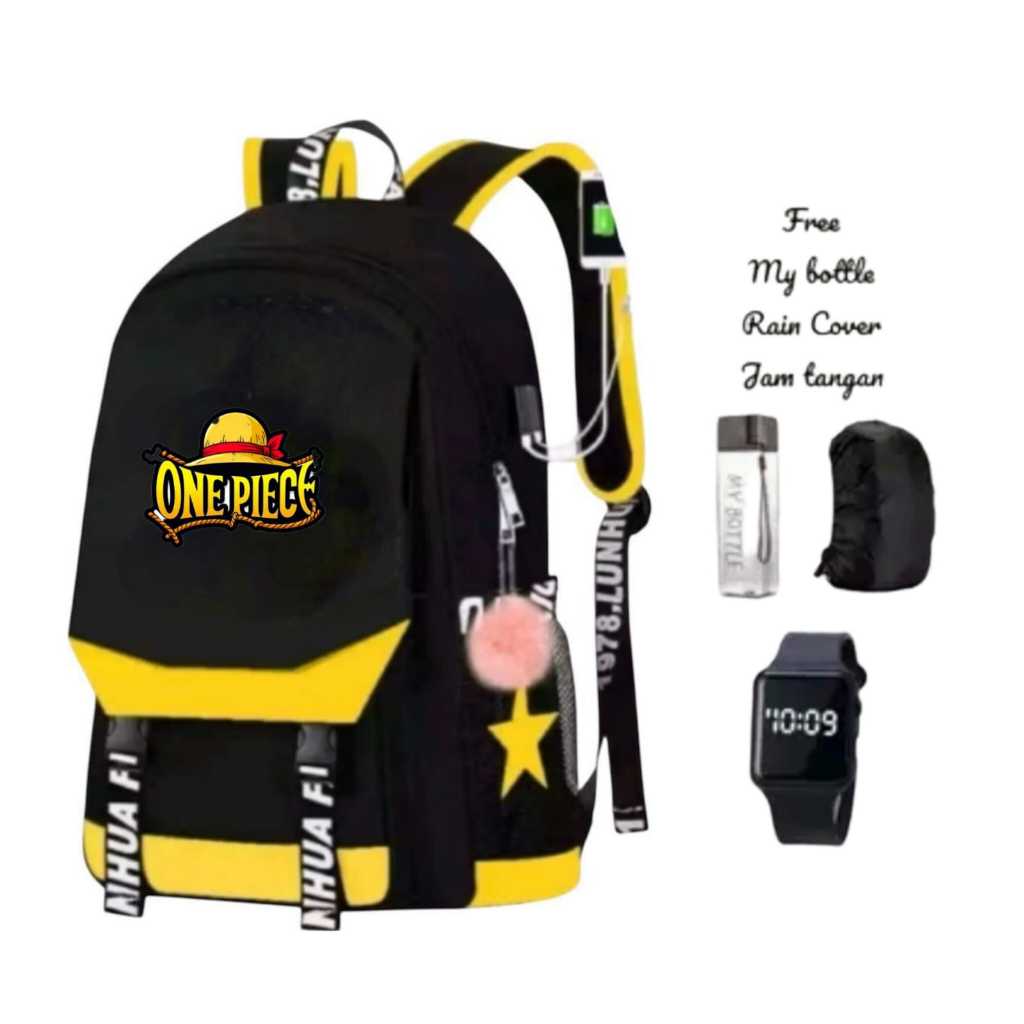 Tas ransel anak One piece tas sekolah anak laki laki tas ransel pria one piece tas anak SD TK PAUD o