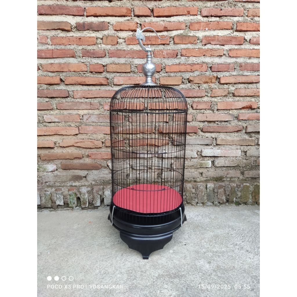 sangkar Lovebird fullset tebok PVC Batman