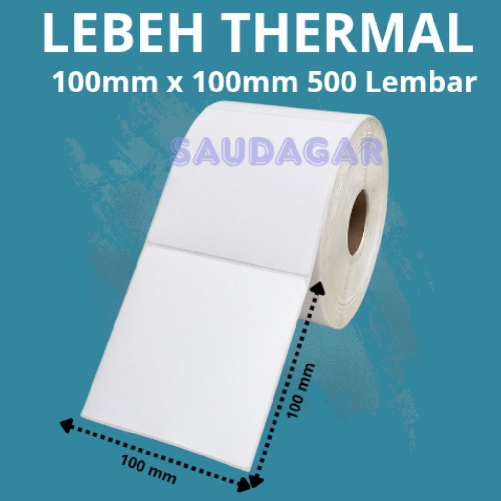 

Kertas Thermal 100 x 100 isi 500| Label Thermal 100 x 100| Label Resi 100 x 100