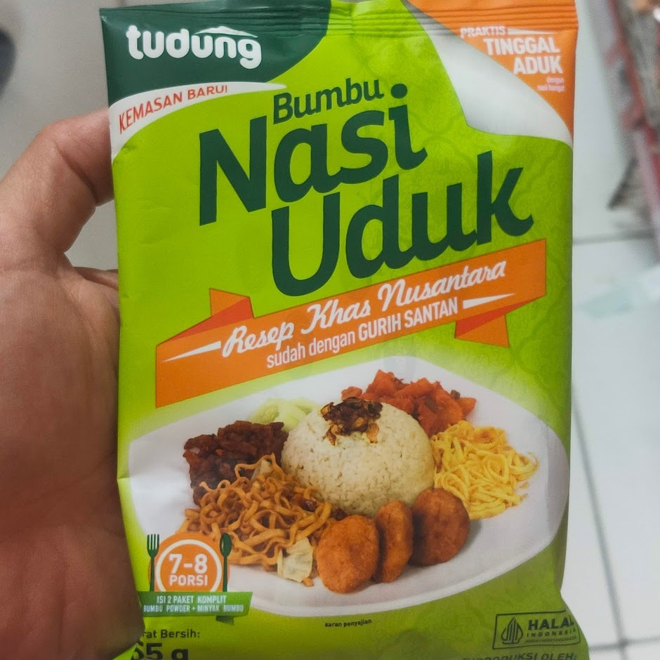 

Tudung Bumbu Nasi Uduk 55g Sachet