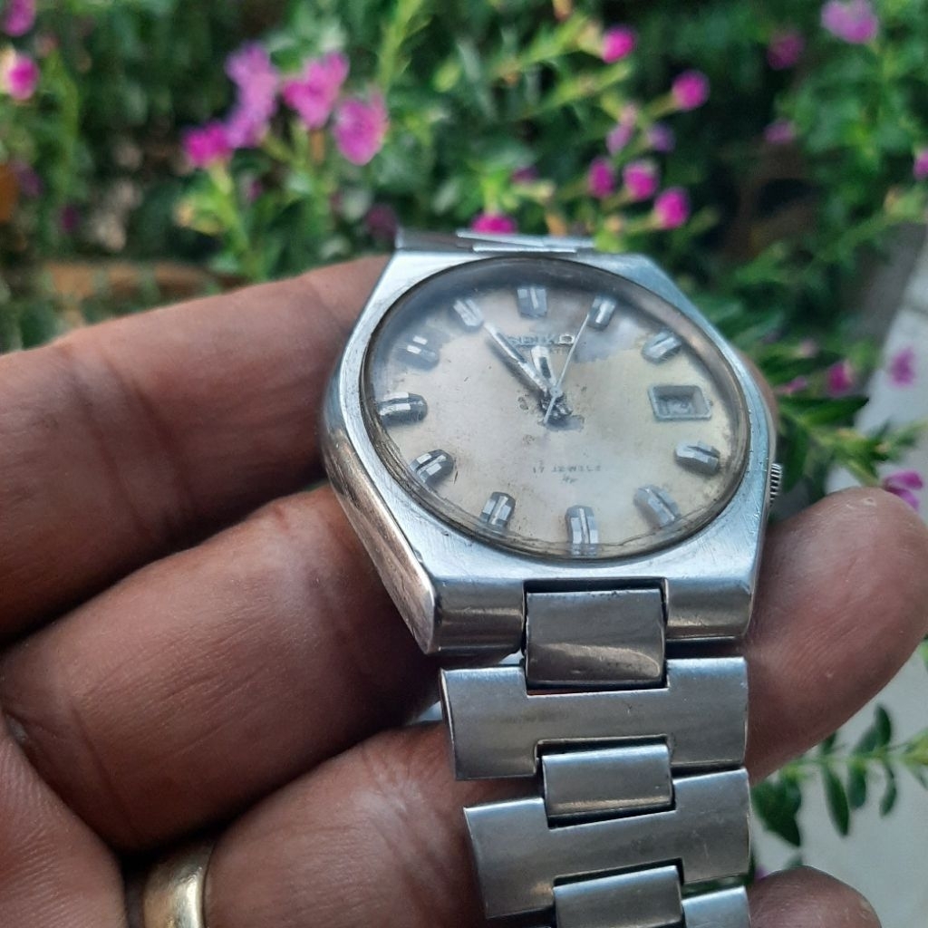 SEIKO 5 AUTOMATIC VERSI CALENDER CALL 7025.JAMTANGAN VINTAGE LAWAS CLASSIC
