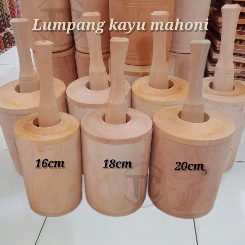 Lumpang Kayu Mahoni
