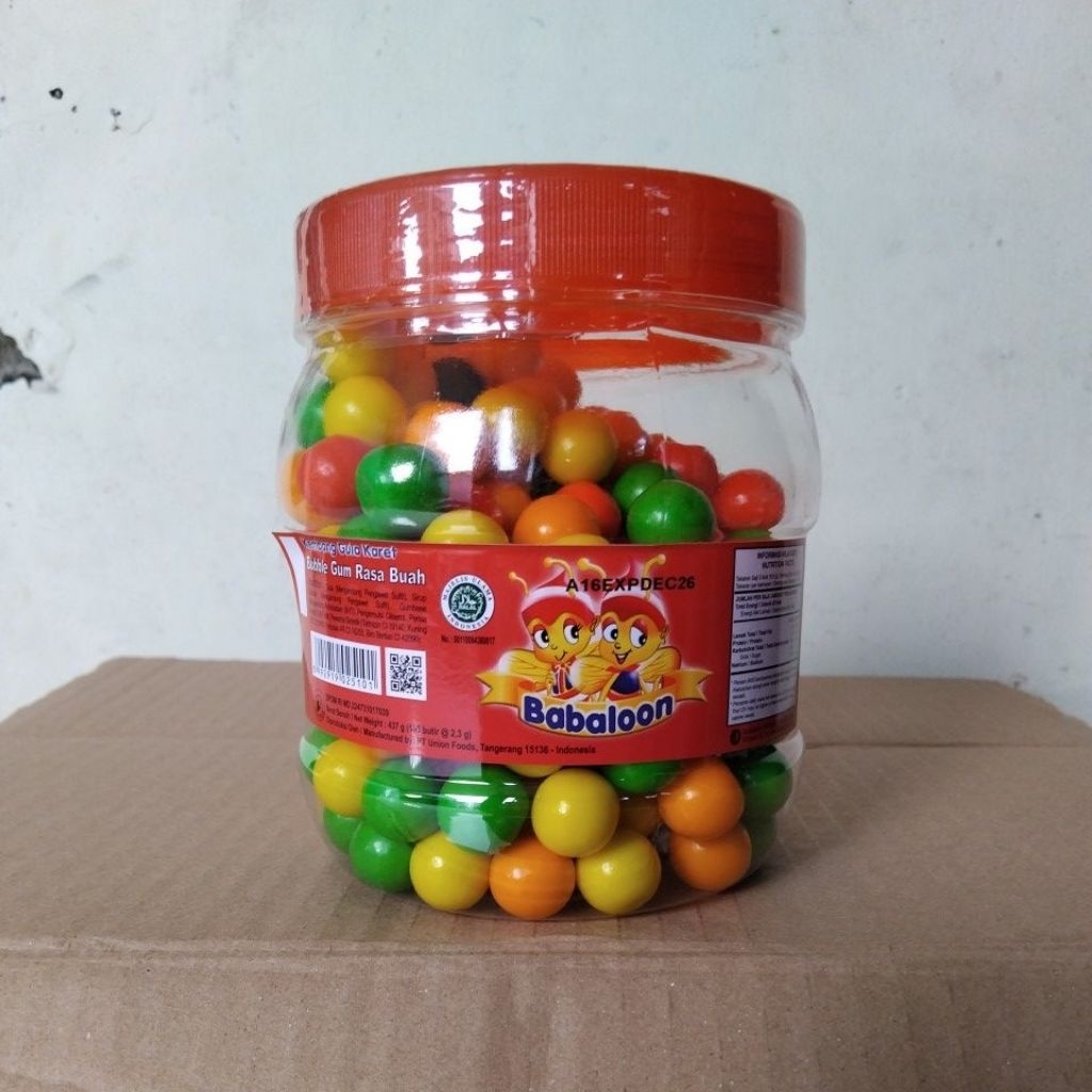 

Permen karet babalon isi 190 butir