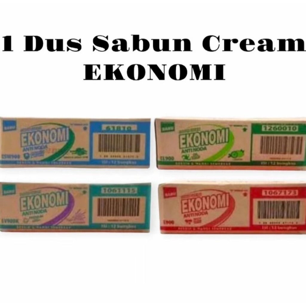 1 Dus Isi 30 Pcs Sabun Colek Ekonomi 500K / Sabun Cream Ekonomi 500K