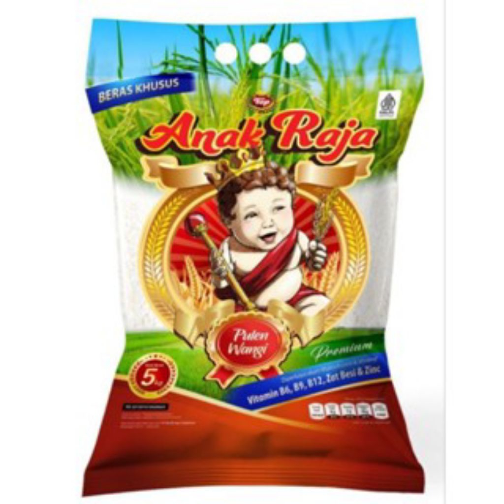 

Beras Anak Raja Pulen Wangi Beras Fortifikasi Kemasan 5 Kg
