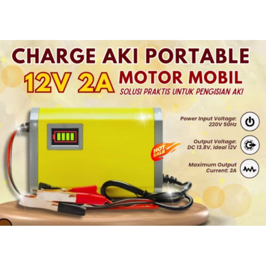 Alat Cas Charger Aki Motor dan Mobil
