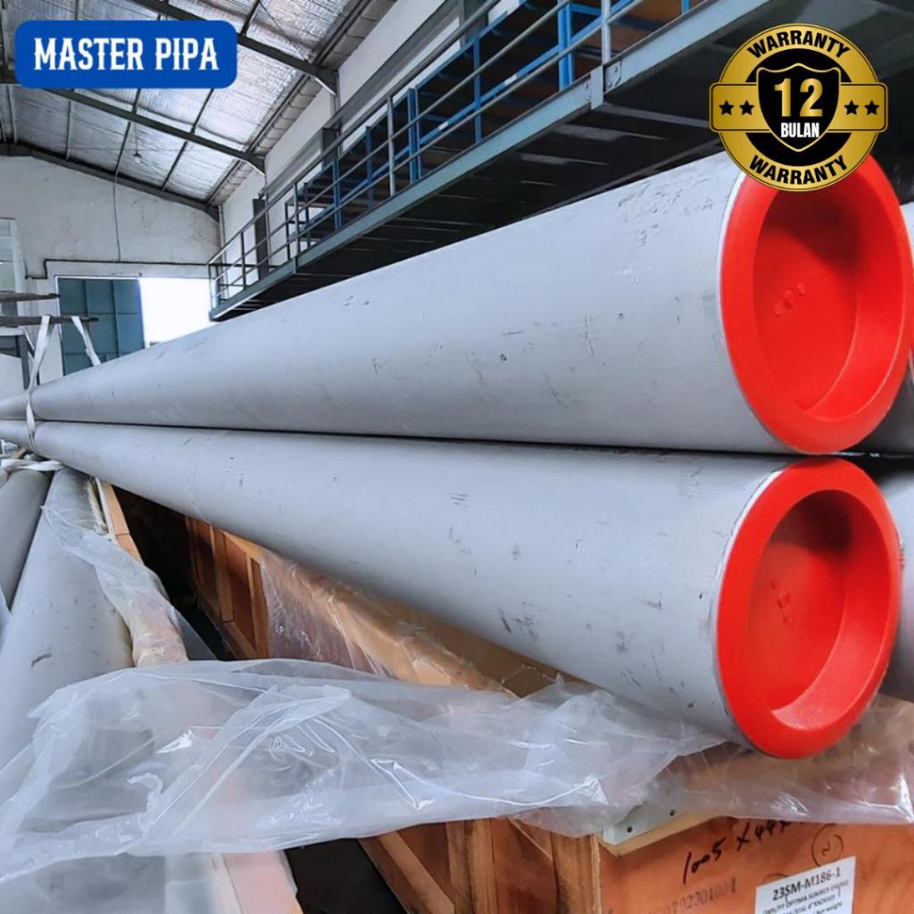 Pipa Stainless 1/2 inch / SCH 40S Seamless B36.19M PE A 312 Gr. TP316/316L Dual Cert