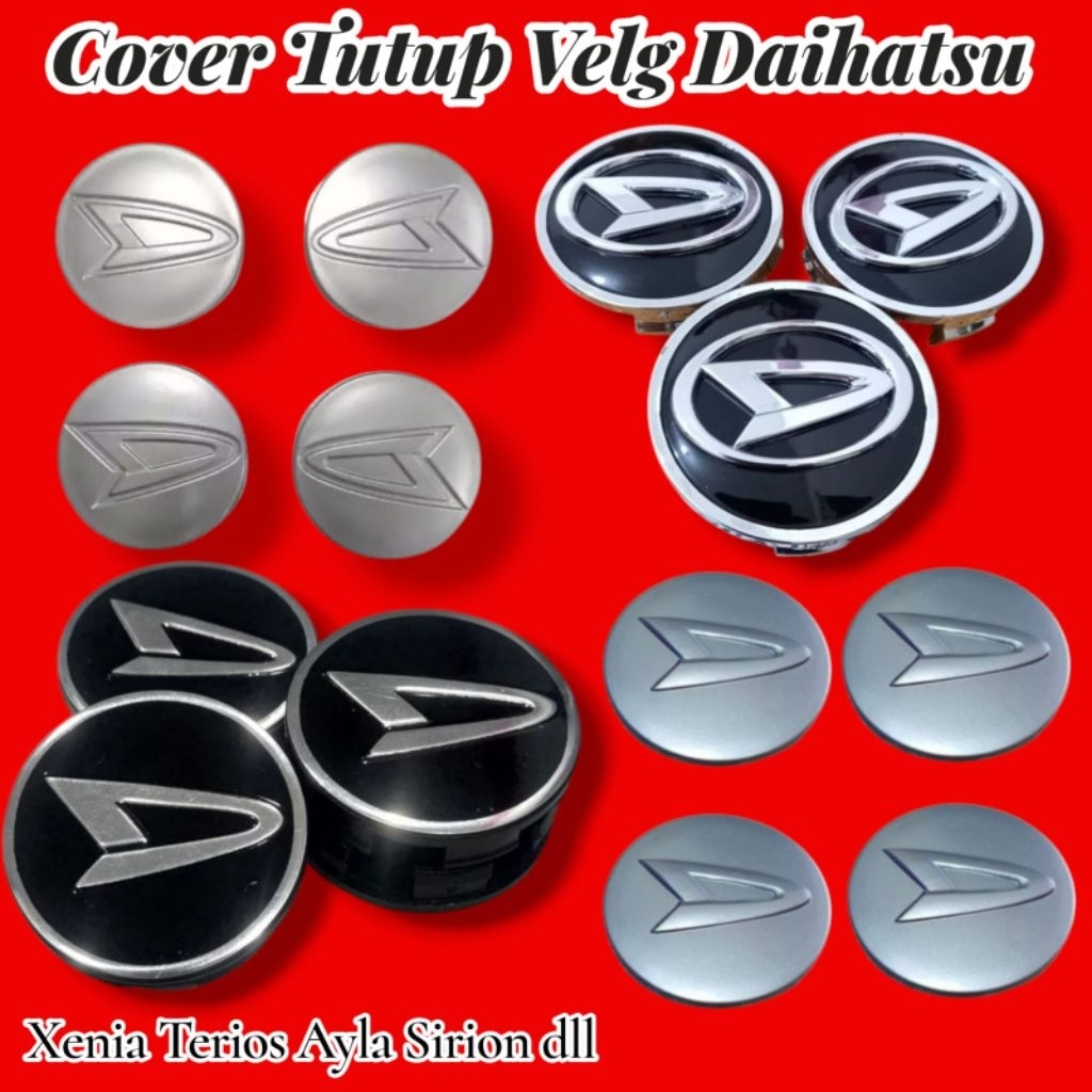 Tutup Dop As Roda Velg Original Xenia All New Xenia Terios Ring 14 15 16 17
