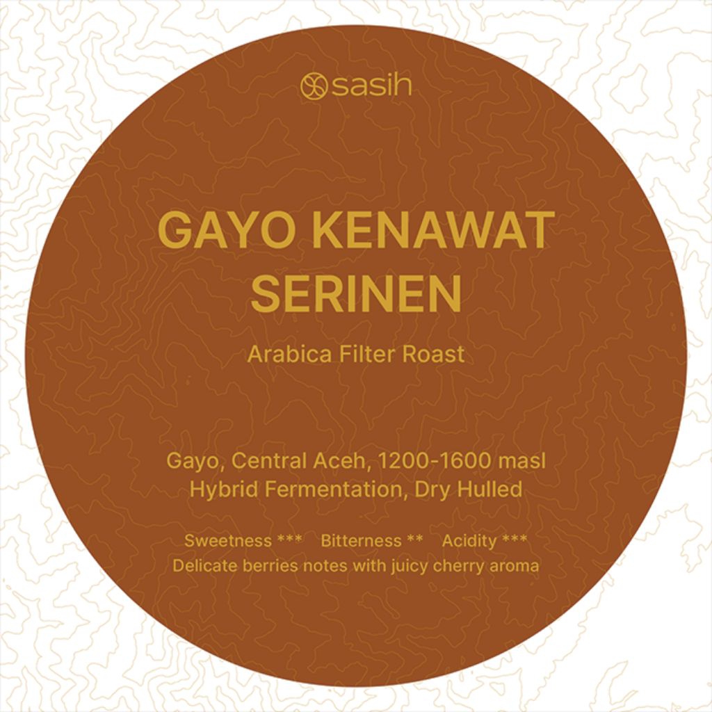 Kopi Sasih Kopi Filter Arabica Gayo Kenawat Serinen 150gr