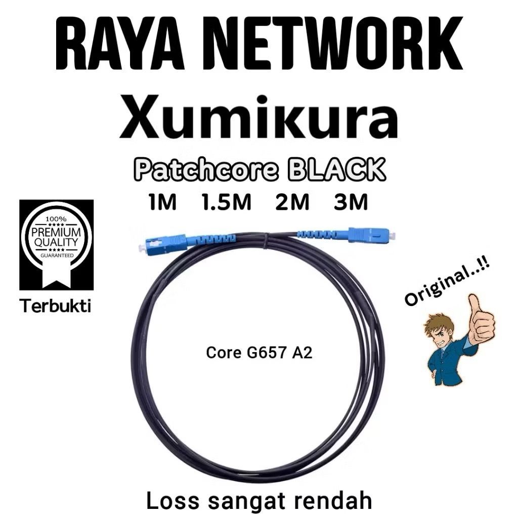 XUMIKURA PATCHCORE BLACK 2MM